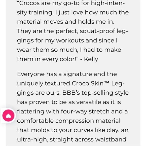 Booty By Brabants Croco Skin Orange Cropped Leggings and Sports Bra Set. One Sz. - Picture 11 of 11